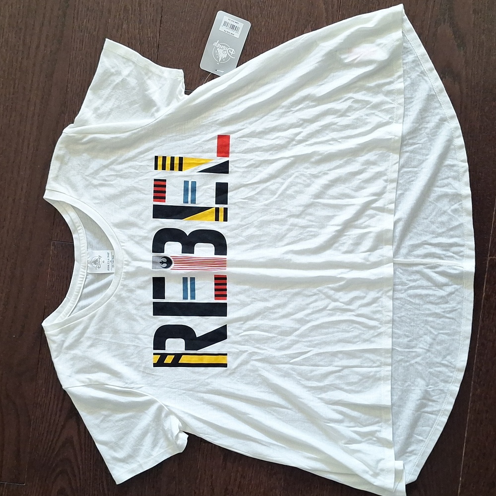 NEW Star Wars Disney Store Oversized Cropped T-Shirt XS